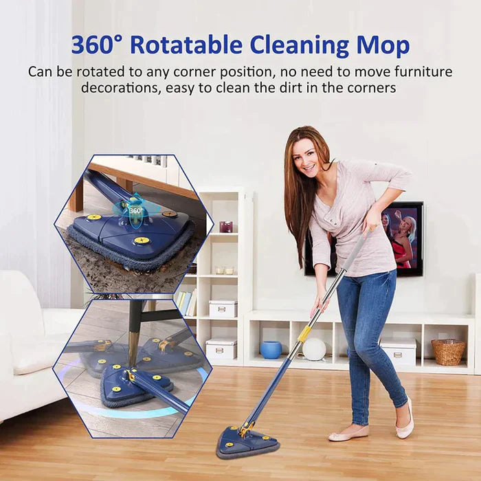 360° Rotatable Triangle Mops for Cleaning & Moping