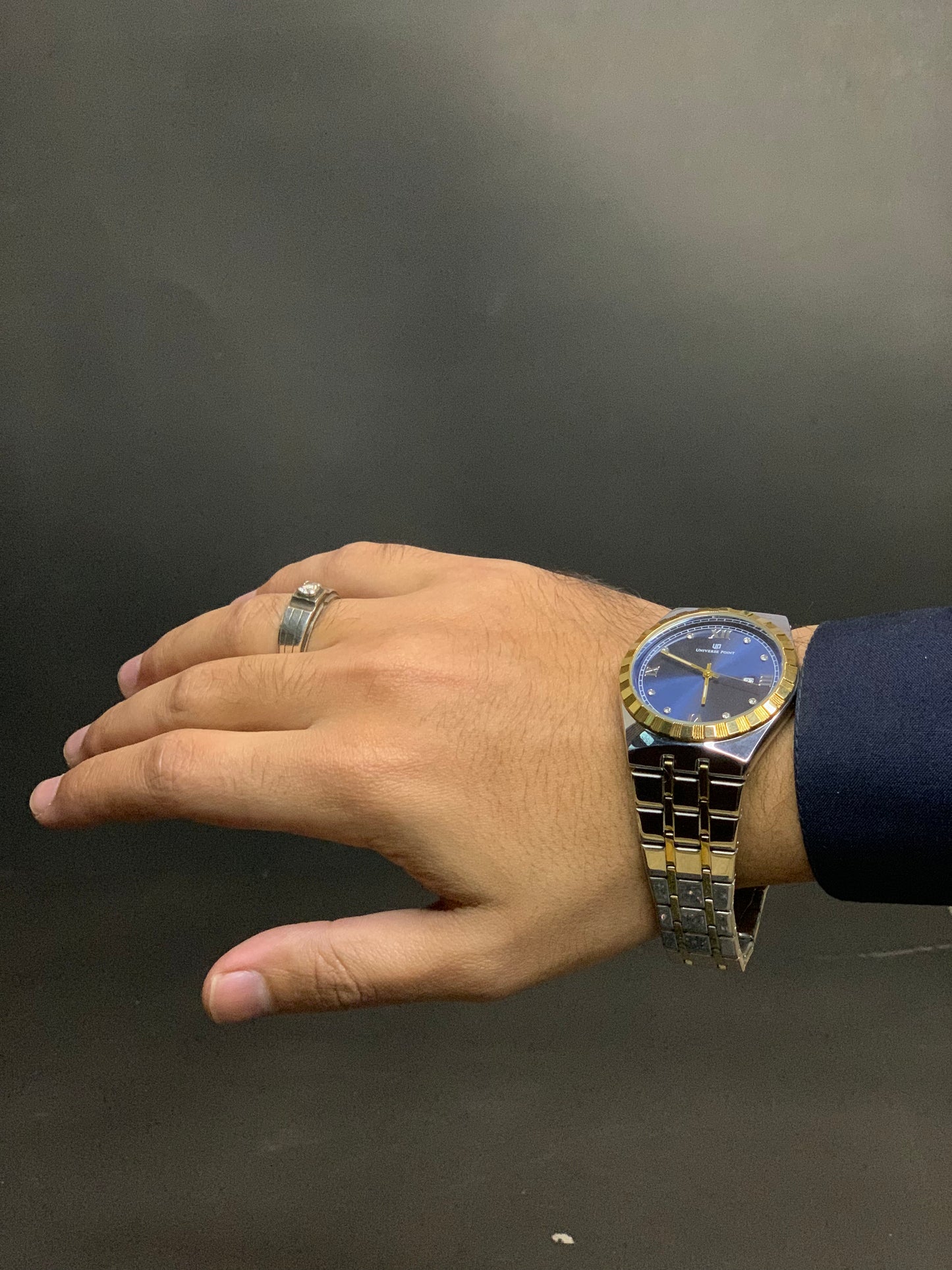 Imported Universe Point Royal Blue Dial Watch (MW#3009)