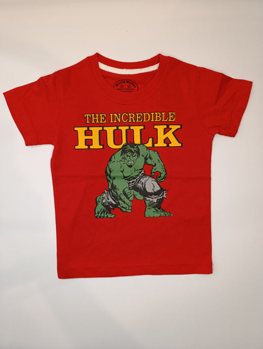 Kids T-Shirt (1 Piece) H-U-L-K (Red) Imprted Stuff [KB1002]