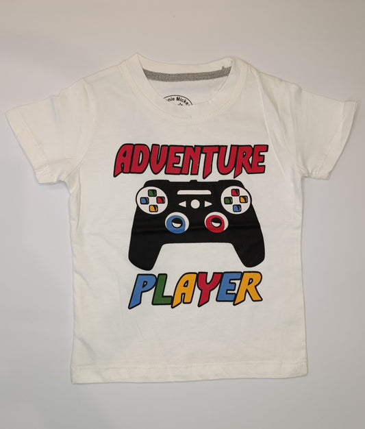 Kids T-Shirt (1 Piece) Gaming (White) Imprted Stuff [KB1001]